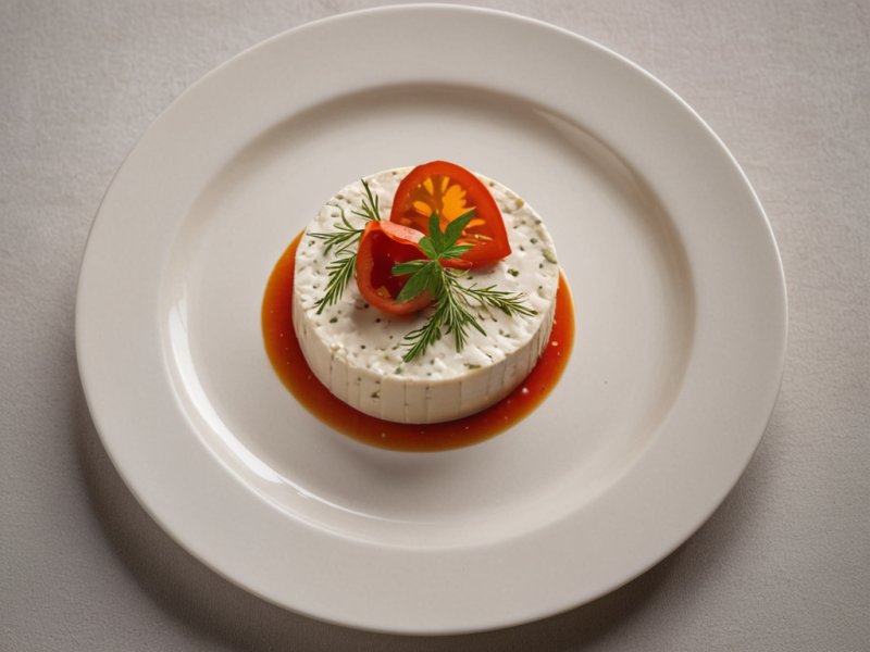 Terrine de tomates et poivrons au fromage frais