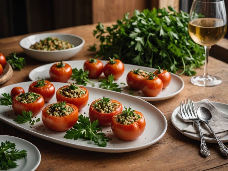 Tomates farcies au carré frais
