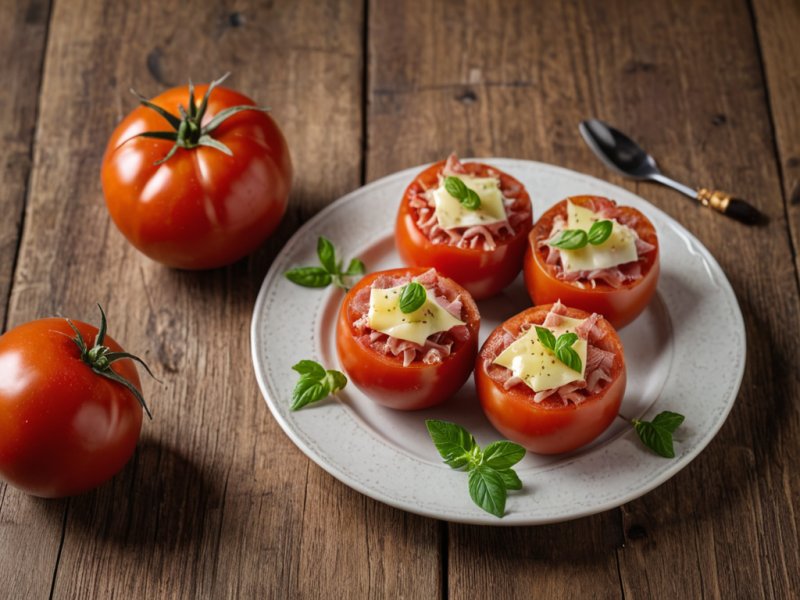 Tomates farcies à la viande hachée