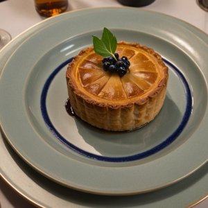 Tourte au bleu et aux poires