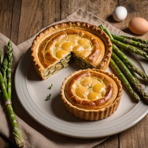 Tourte aux asperges