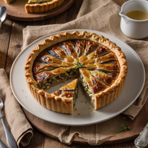 Tourte aux blettes et aux courgettes