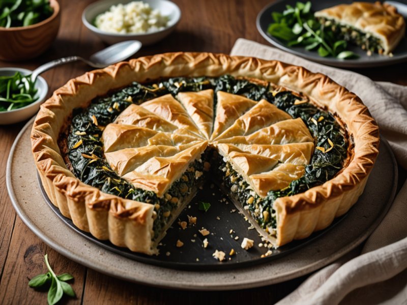 Tourte aux épinards et feta (Spanakopita)