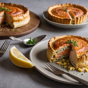 Salmon Endive Tart