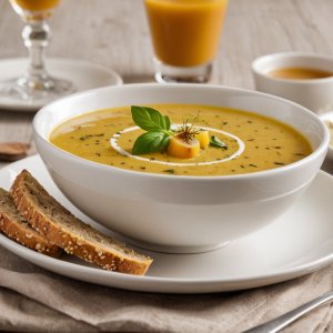 Velouté de courgettes au safran