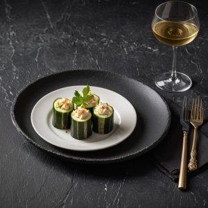 Verrine courgette et surimi