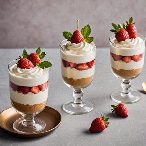 Verrine fraise, spéculoos et mascarpone