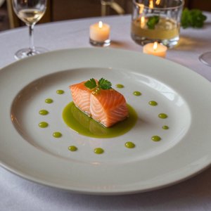 Verrines avocat-saumon