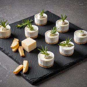 Verrines chèvre frais et radis