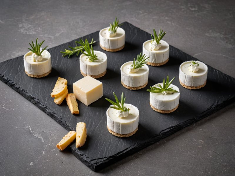 Verrines chèvre frais et radis