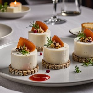 Verrines chèvre thon