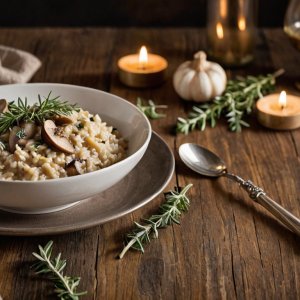 Risotto aux cèpes et parmesan