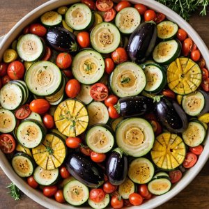 Tian de légumes d'été