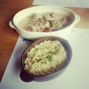 Blanquette de veau en sauce
