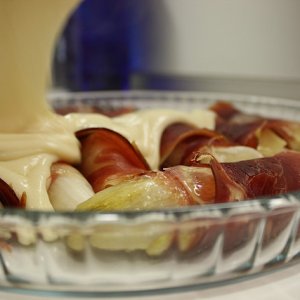 Cured Ham and Endive Salad