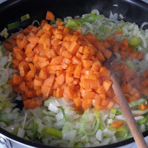 Escalope de dinde aux légumes