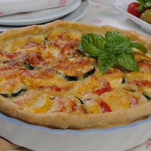 Flan de courgettes facile