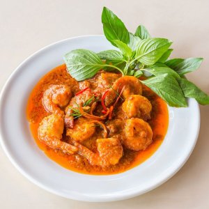 Gambas au curry