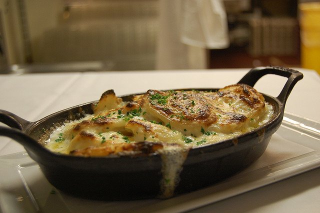 Gratin dauphinois au camembert