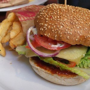 Hamburger à la tomate