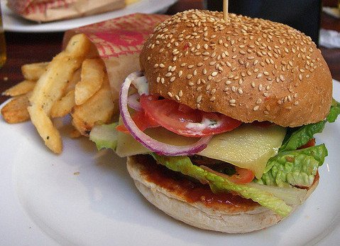 Hamburger à la tomate