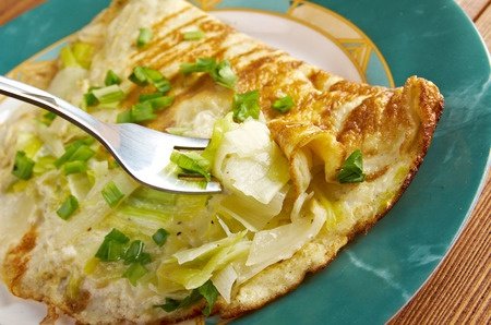 Omelette au chou-fleur