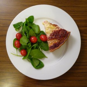 Quiche lorraine familiar