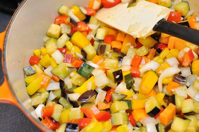 Ratatouille aux raisins