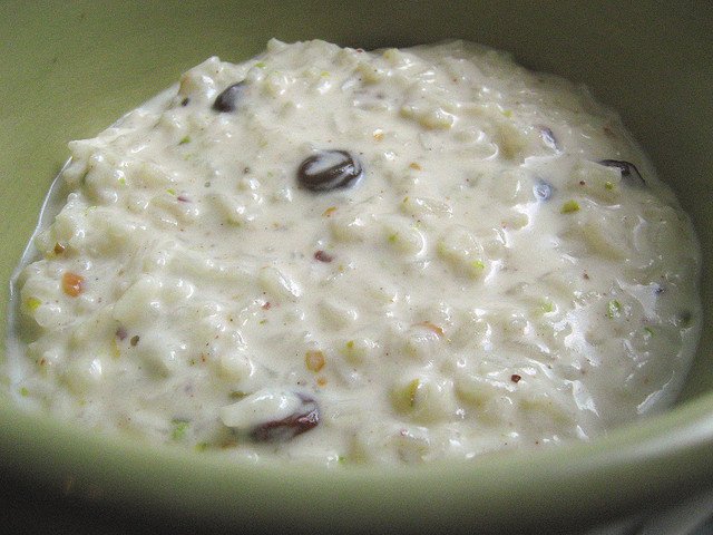 Riz au lait kiwi