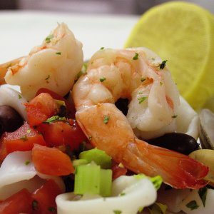 Salade Moules Crevettes