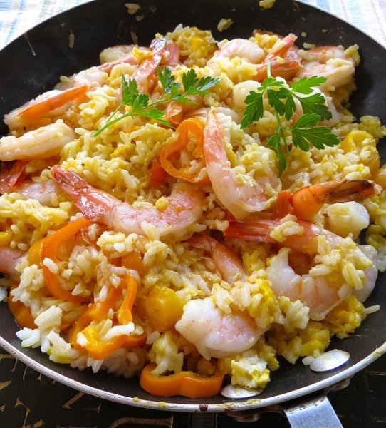 Salade Riz-Crevettes