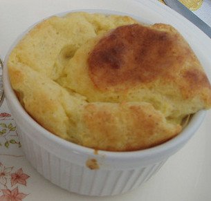 Soufflé de foies de volaille