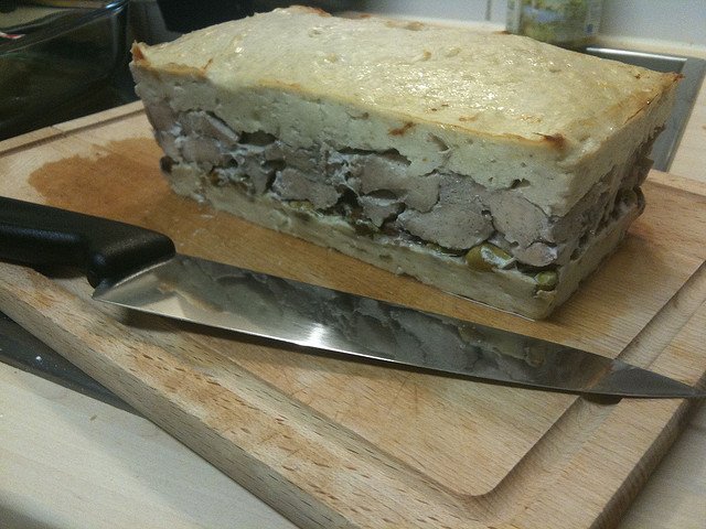 Terrine de poulet aux poireaux