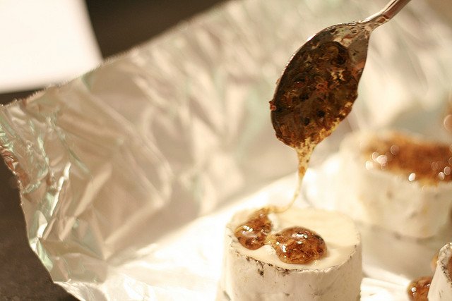 Toasts au chèvre chaud au miel