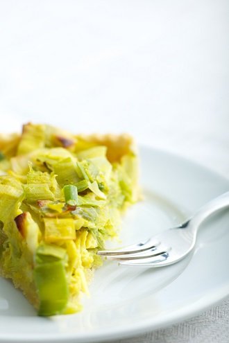 Tourte aux poireaux